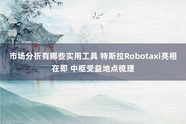 市场分析有哪些实用工具 特斯拉Robotaxi亮相在即 中枢受益地点梳理