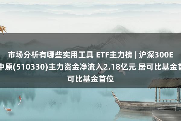 市场分析有哪些实用工具 ETF主力榜 | 沪深300ETF中原(510330)主力资金净流入2.18亿元 居可比基金首位