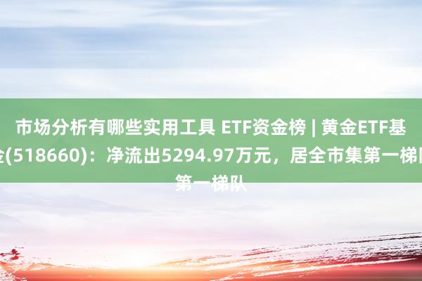 市场分析有哪些实用工具 ETF资金榜 | 黄金ETF基金(518660)：净流出5294.97万元，居全市集第一梯队