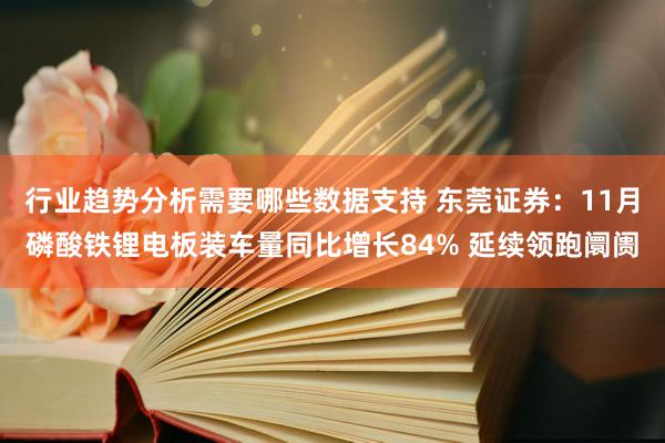 行业趋势分析需要哪些数据支持 东莞证券：11月磷酸铁锂电板装车量同比增长84% 延续领跑阛阓