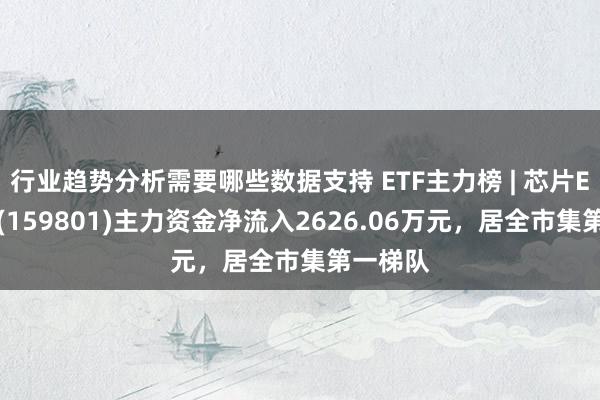 行业趋势分析需要哪些数据支持 ETF主力榜 | 芯片ETF龙头(159801)主力资金净流入2626.06万元，居全市集第一梯队