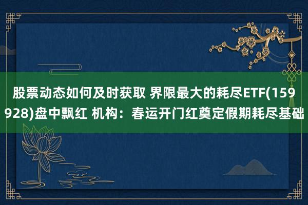 股票动态如何及时获取 界限最大的耗尽ETF(159928)盘中飘红 机构：春运开门红奠定假期耗尽基础