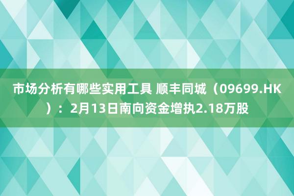 市场分析有哪些实用工具 顺丰同城（09699.HK）：2月13日南向资金增执2.18万股