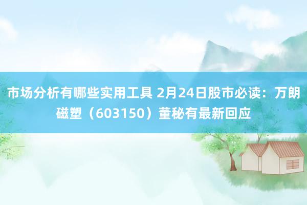 市场分析有哪些实用工具 2月24日股市必读：万朗磁塑（603150）董秘有最新回应